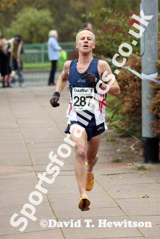 Mike Scott finishing the Brampton to Carlisle 10 mile Road Race. Photo: David T. Hewitson/Sports for All Pics